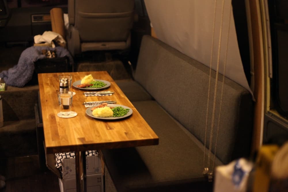 First Meal in the Coach