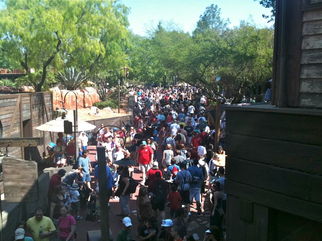 Post Parade Crowd