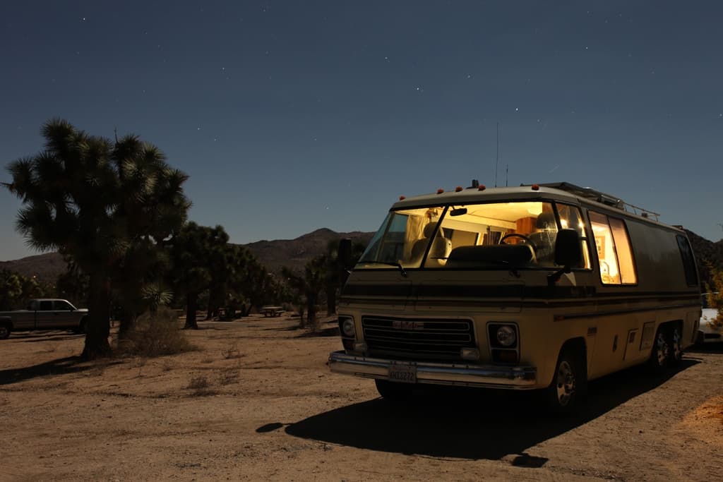 Our Campsite In Joshua Tree