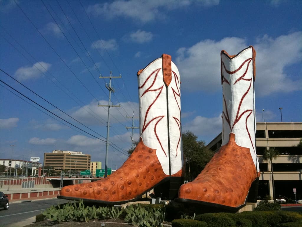 The Worlds Largest Cowboy Boots