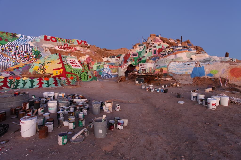 Salvation Mountain In Progress