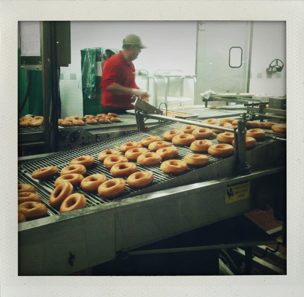 Late night visit to Krispy Kreme