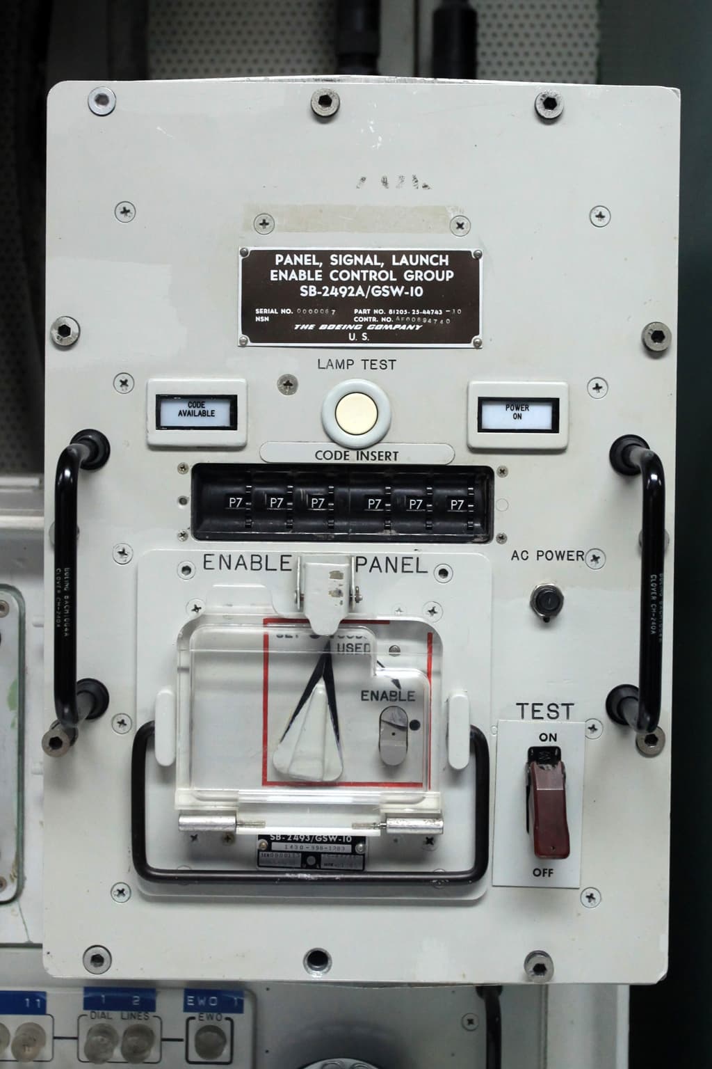 Minuteman Launch Control Panel