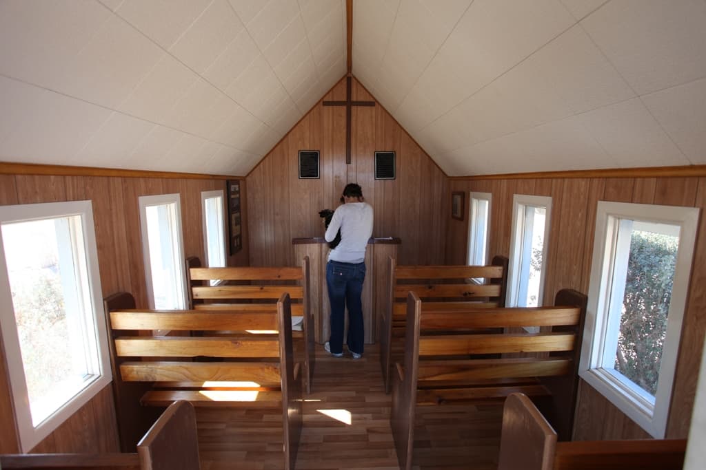 Inside the Tiny Church