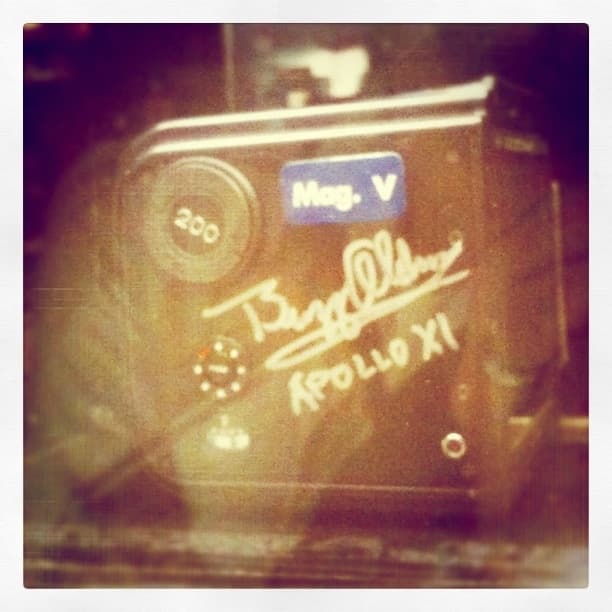 Aldrin's Hassleblad Back