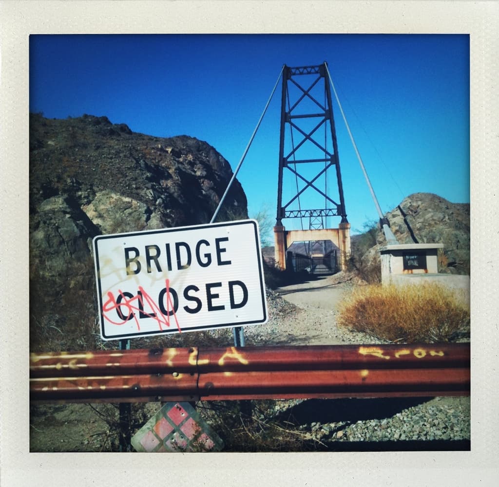 Bridge to nowhere