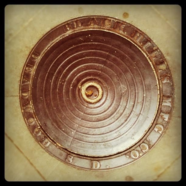Deadwood Manhole Cover