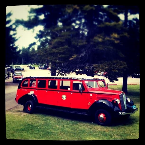 Glacier Tour Bus