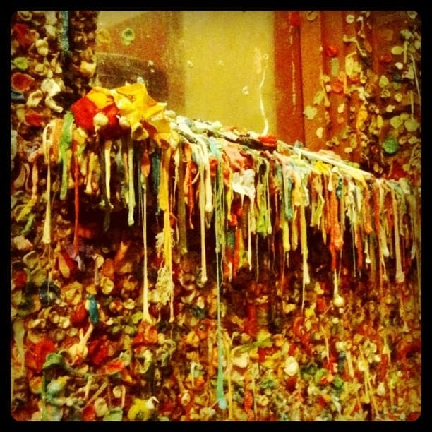 Gum Wall Waterfall