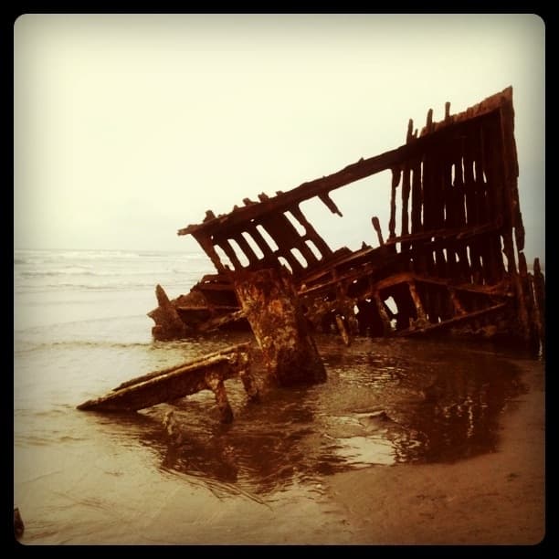 The Wreck of the Peter Iredale